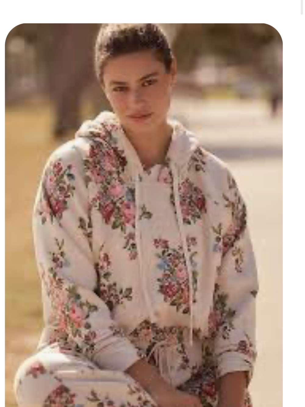 Daily Practice from Anthropologie NWT floral medium hoodie